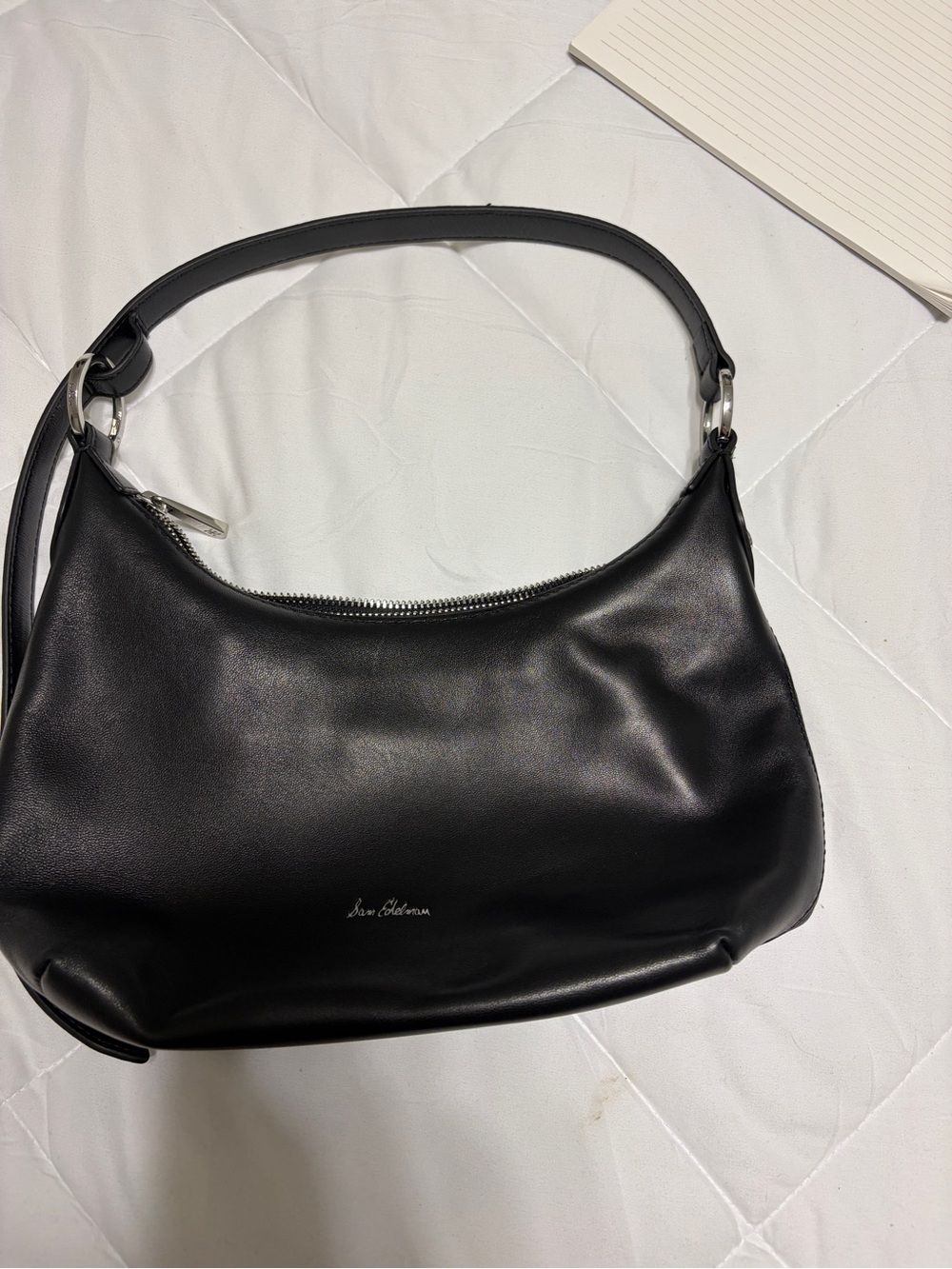 Sam Edelman Black Leather Shoulder Bag